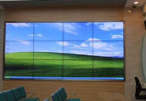 藤县液晶拼接屏的另类用法。